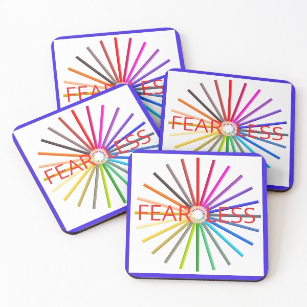 Item preview, Fearless multi color pencil wheel ,courage designed and sold by Mammanation.