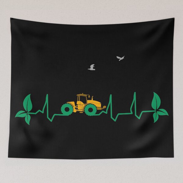 Item preview, Farmer tractor color electrocardiogram designed and sold by Astralia.