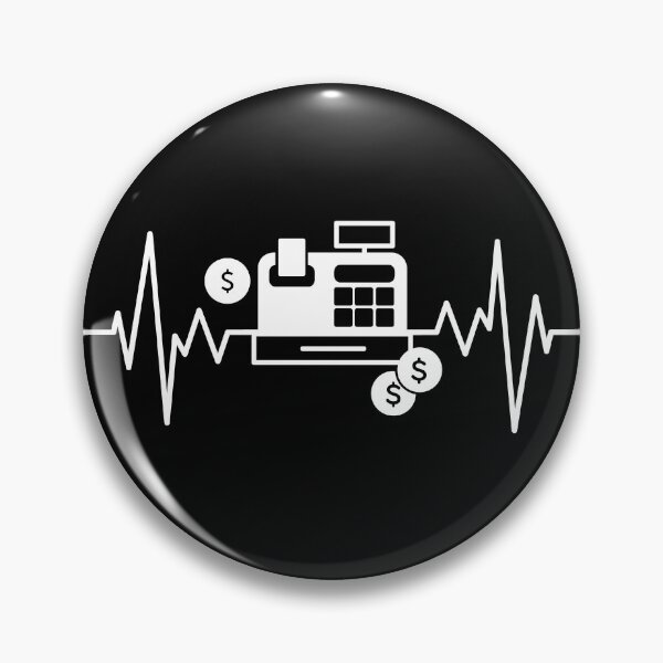 Item preview, Proud Cashier Heartbeat Life designed and sold by livegood.