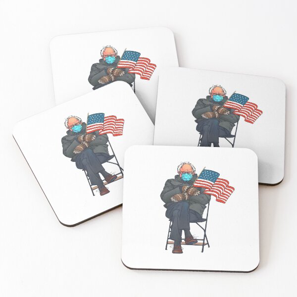 Item preview, Bernie Sanders Mittens Meme Inauguration American Flag designed and sold by OdonnellConrad.