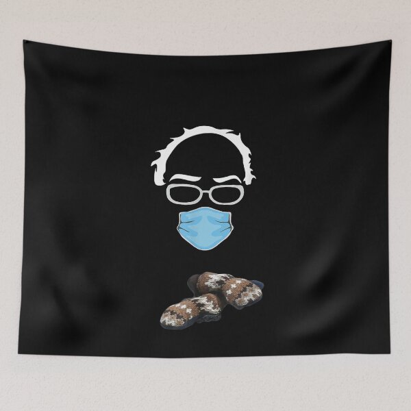 Item preview, Bernie Sanders Mittens Meme Sitting Wearing Mask designed and sold by OdonnellConrad.