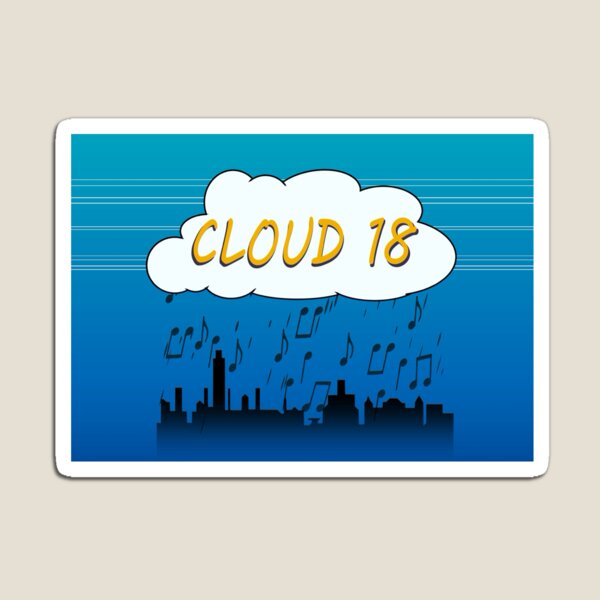 Item preview, Logotipo de Cloud 18 designed and sold by Cloud18Band.