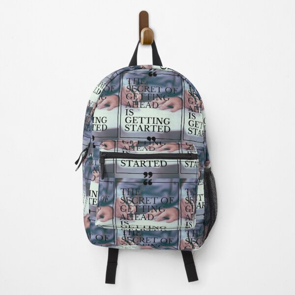 Item preview, The Secret of Getting Ahead is Getting Started | Quote Background designed and sold by Gavinstar.