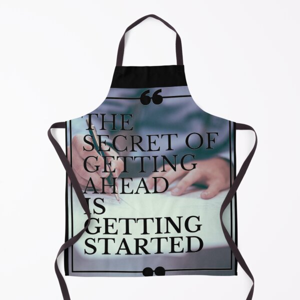 Item preview, The Secret of Getting Ahead is Getting Started | Quote Background designed and sold by Gavinstar.