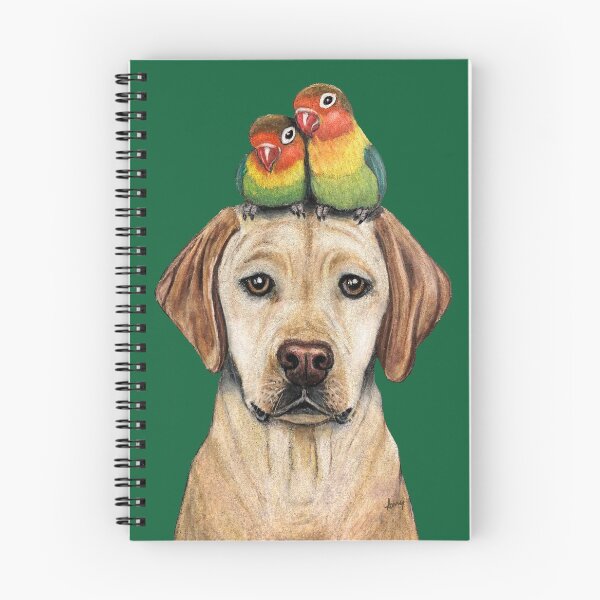 Item preview, Labradorable Lovebirds designed and sold by GardenPartyArt.