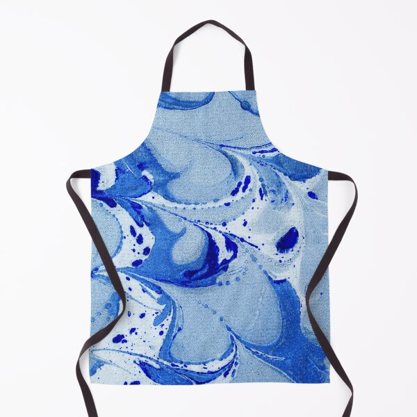 Item preview, Blue marbled paper texture ink artwork designed and sold by soupstock.