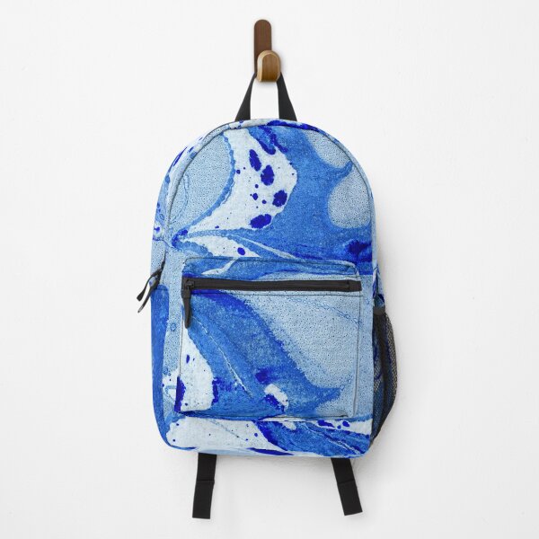 Item preview, Blue marbled paper texture ink artwork designed and sold by soupstock.