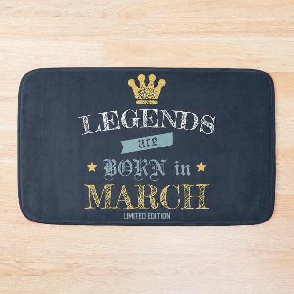 Item preview, Legends are Born in March designed and sold by wingstar.