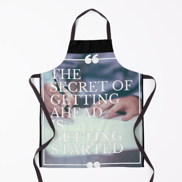 Item preview, The Secret of Getting Ahead is Getting Started | Quote Background designed and sold by Gavinstar.