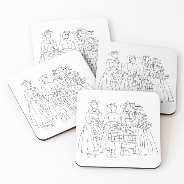 Item preview, Little Women (2019)- Line Drawing designed and sold by erinaceous.