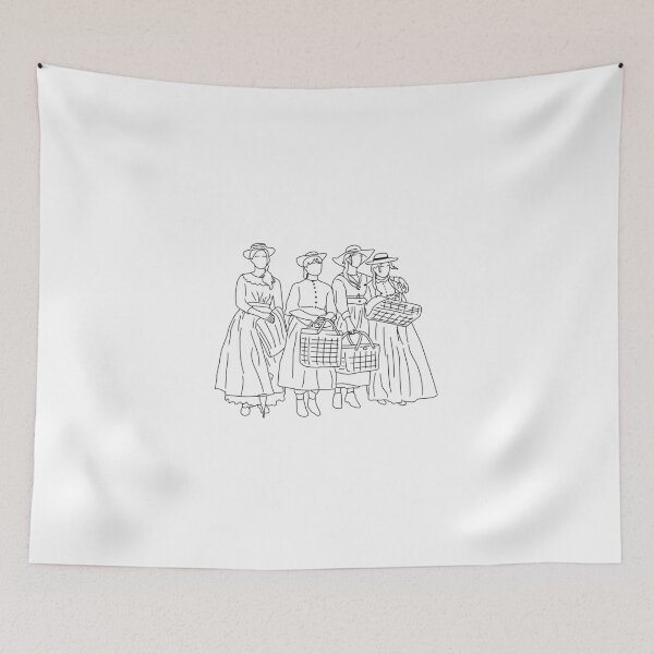 Item preview, Little Women (2019)- Line Drawing designed and sold by erinaceous.