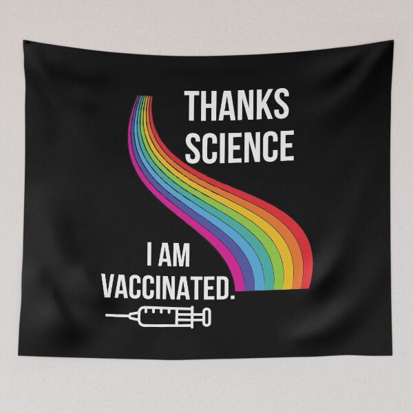Item preview, Thanks Science Pro Vaccine Vaccination Rainbow Vintage designed and sold by healthybrains.