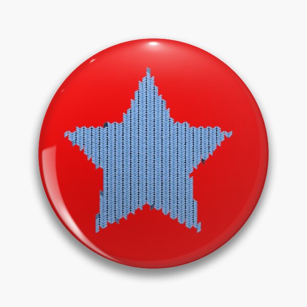 Item preview, Knitted Blue Star designed and sold by fdbweiss.