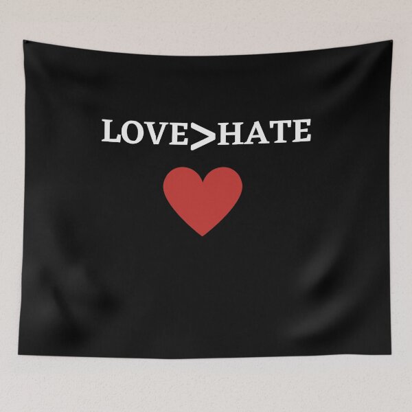 Item preview, Love Is Greater Than Hate designed and sold by healthybrains.