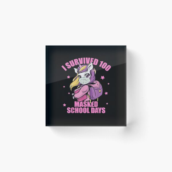 Item preview, I Survived 100 Masked School Days Shirt, Kids Virtual School designed and sold by OdonnellConrad.