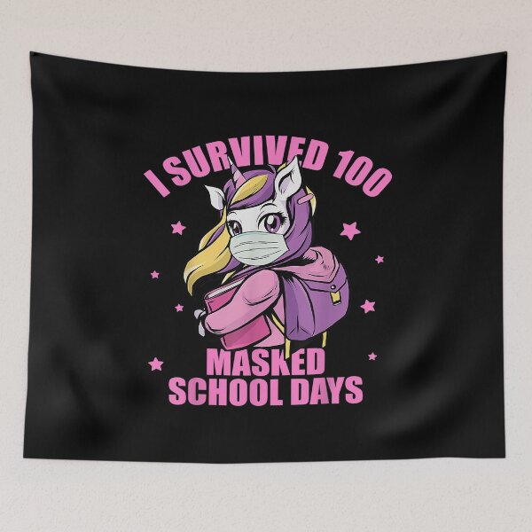 Item preview, I Survived 100 Masked School Days Shirt, Kids Virtual School designed and sold by OdonnellConrad.