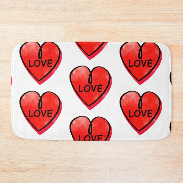 Item preview, Valentines Day Candy Heart Love Red Color designed and sold by MisPuHoney.