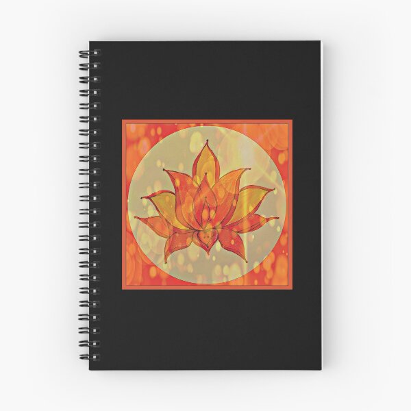 Item preview, Glowy Golden Orange and Red Lotus Flower designed and sold by RDBcreations.