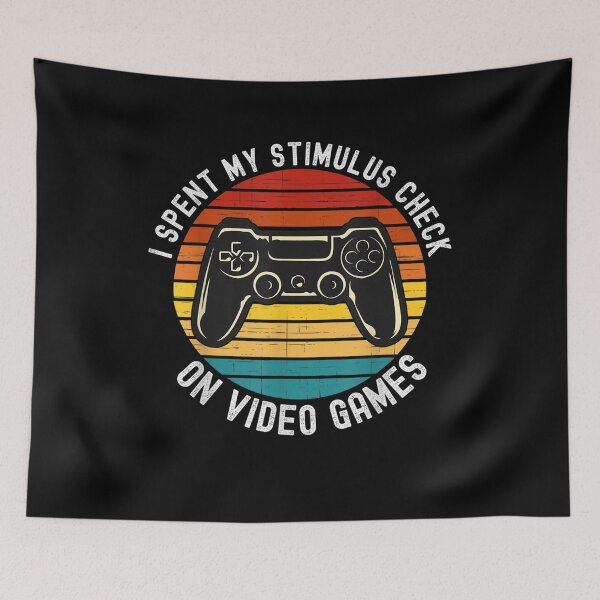 Item preview, I Spent My Stimulus Check On Video Games designed and sold by shirleyfinley.