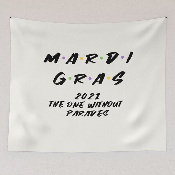 Item preview, 2021 Mardi Gras Mask Funny designed and sold by thegoldenyears.