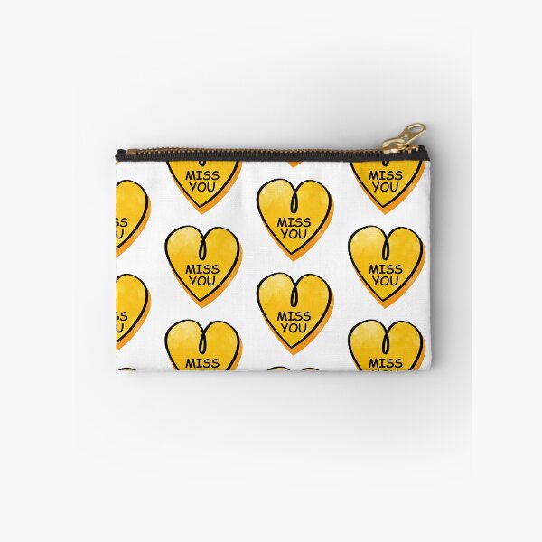 Item preview, Valentines Day Candy Heart Miss You Yellow Color designed and sold by MisPuHoney.