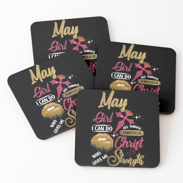 Item preview, May Girl I can Do All Things Through Christ Who Gives Me Strength designed and sold by BaseStore.