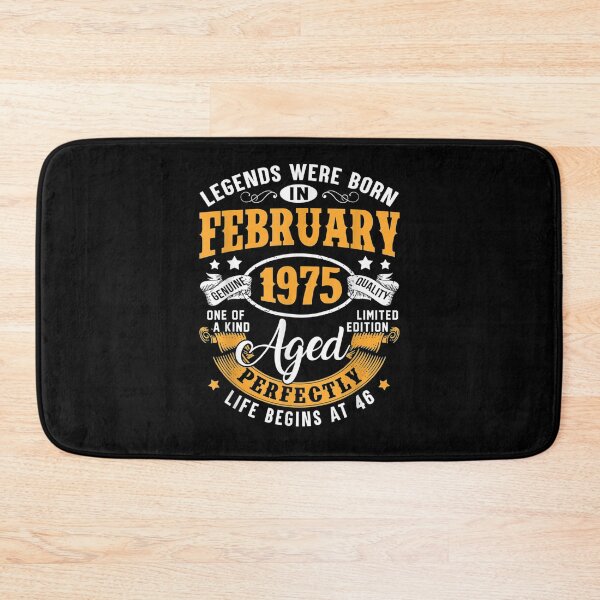 Item preview, Legends Were Born In February 1975 46th Birthday Gifts designed and sold by shirleyfinley.