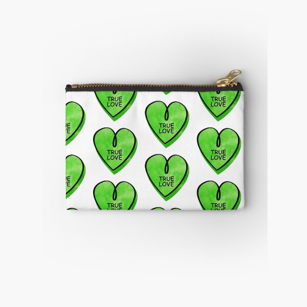 Item preview, Valentines Day Candy Heart True Love Green Color designed and sold by MisPuHoney.