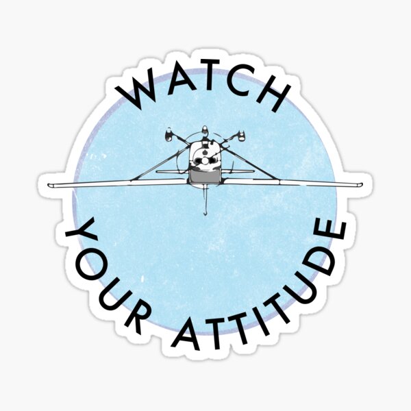 Watch Your Attitude - Inverted Cessna 172 Sticker