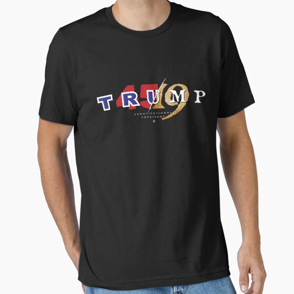 Vista previa del artículo con la obra «TRUMP, 45.º y 19.º presidente constitucional - Sobre las tinieblas», diseñado y vendido por Suckerfoot.