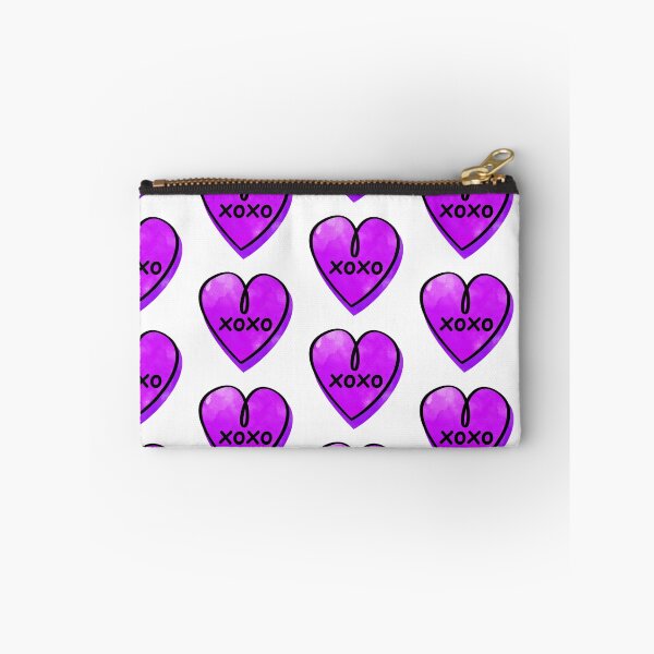Item preview, Valentines Day Candy Heart xoxo Purple Color designed and sold by MisPuHoney.