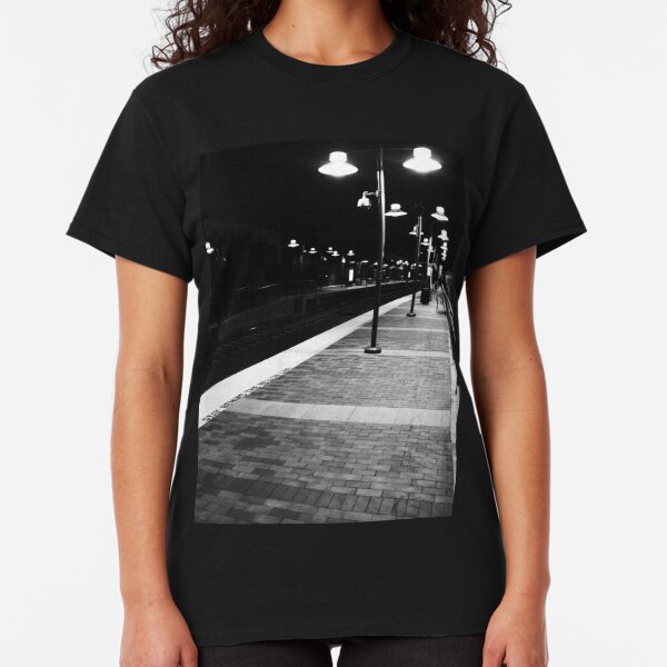 Mission Train Station, Night Classic T-Shirt