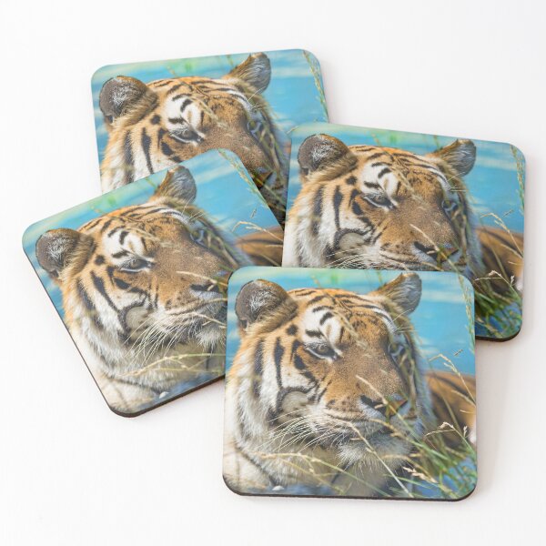 Item preview, Tiger Classic T-Shirt Mask designed and sold by Janet  Higgins.