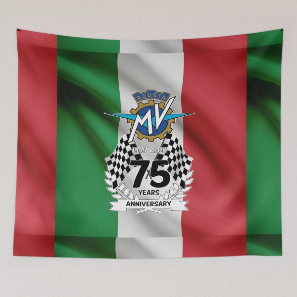 Item preview, MV Agusta 75 Year Anniversary Italian Flag designed and sold by ianearthcore.