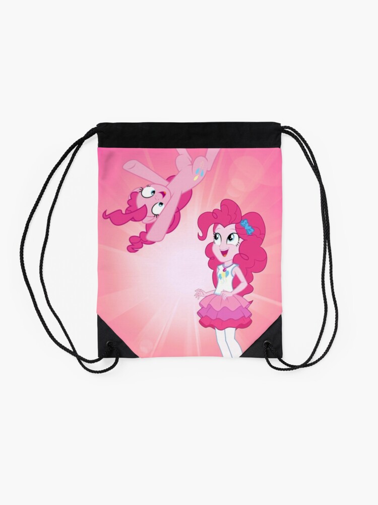 Thumbnail 2 of 3, Drawstring Bag, Pinkie Pie ~ A Friend Like Me designed and sold by hannahmander.