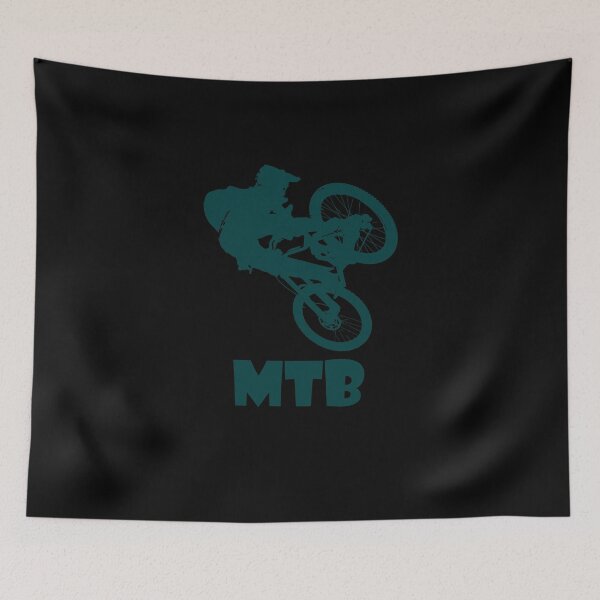 Item preview, MTB Mountain biking (turquoise) designed and sold by Design--Spore.