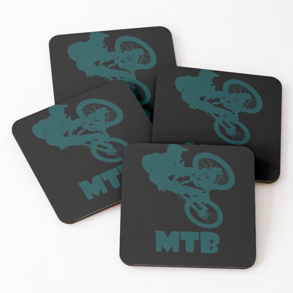 Item preview, MTB Mountain biking (turquoise) designed and sold by Design--Spore.