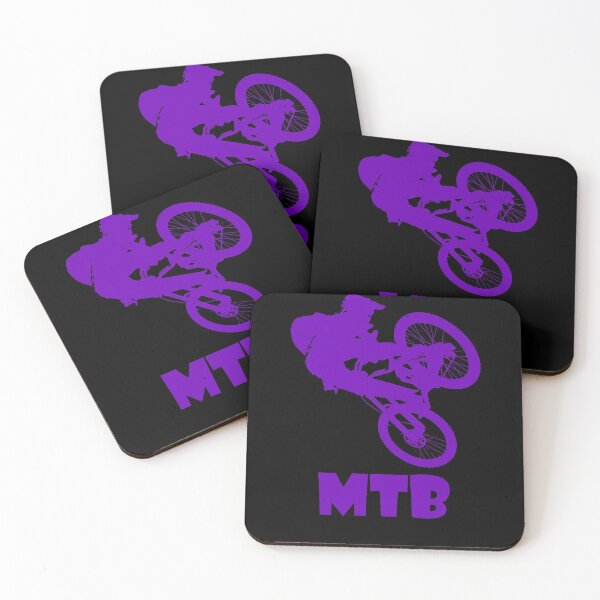 Item preview, MTB Mountain biking (purple) designed and sold by Design--Spore.