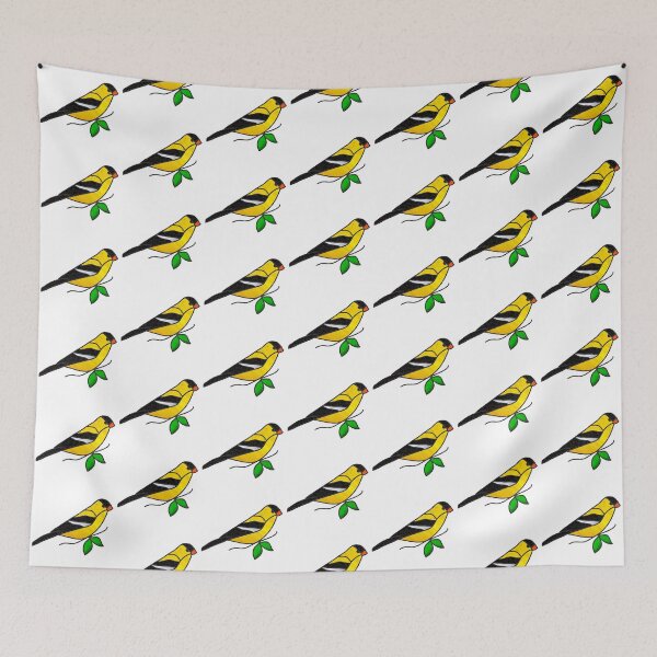 Item preview, Goldfinch Digital Stain Glass Suncatcher Design designed and sold by crookedriverusa.