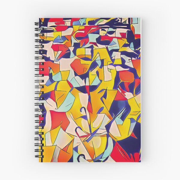 Aperçu de l'œuvre Parapluie coloré triste - temps mélancolique émotionnel créée et vendue par PAlNT.