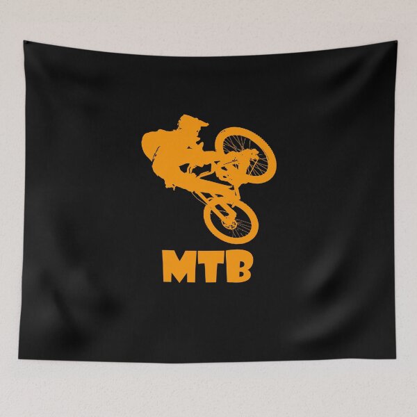 Item preview, MTB Mountain biking (orange) designed and sold by Design--Spore.