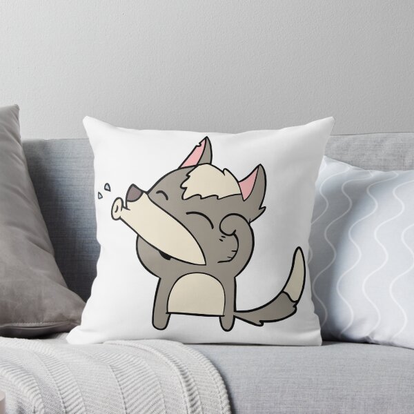 Item preview, Cute Cartoon Wolf Howling designed and sold by NoSpecialShop.