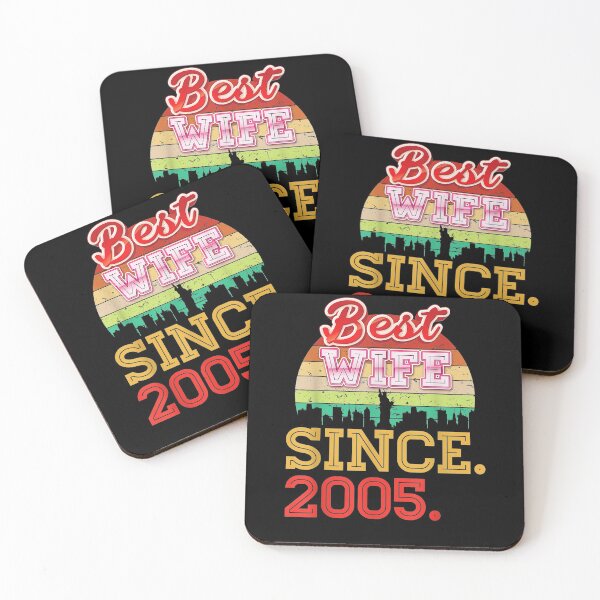 Item preview, Best Wife Since 2005 16th Wedding Anniversary 16 Years Retro designed and sold by shirleyfinley.