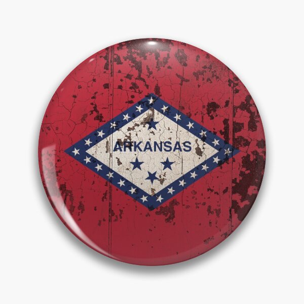 Item preview, Arkansas Flag Rustic designed and sold by TRowanDesign.