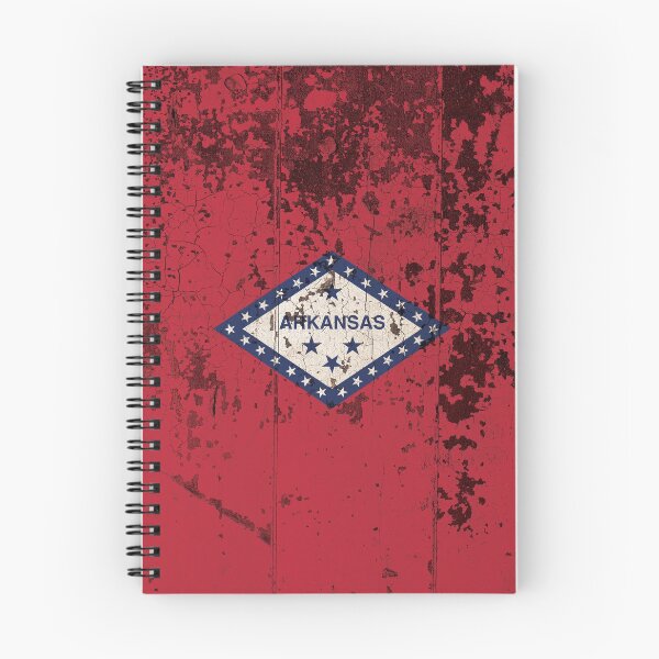 Item preview, Arkansas Flag Rustic designed and sold by TRowanDesign.