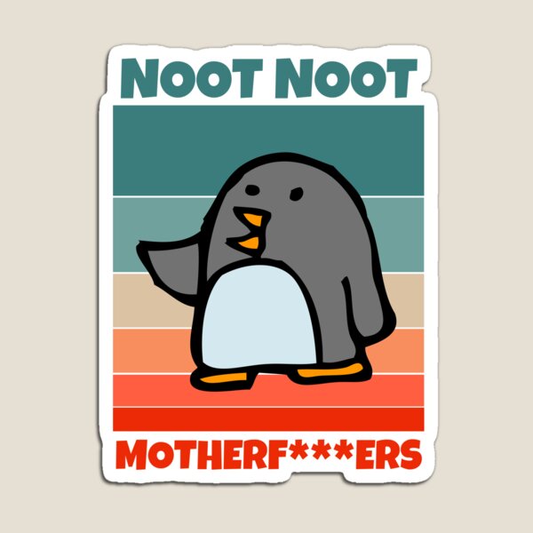 Vista previa del artículo con la obra «Noot Noot Pingu Shirt Noot Meme Regalo, Pingu Noot Noot Motherf», diseñado y vendido por MohitJain1109.