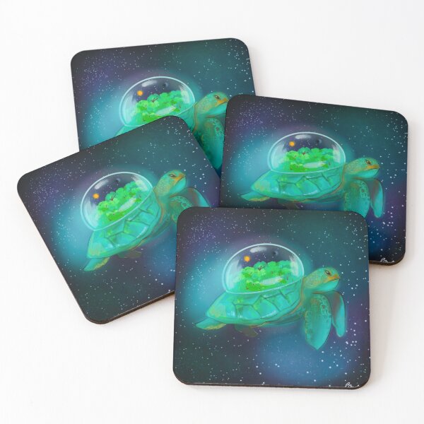Item preview, Space Turtle designed and sold by AbiBrewerArt.