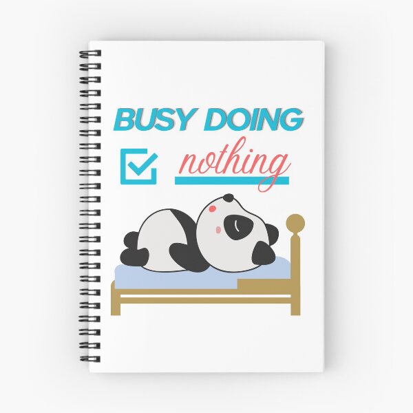 Item preview, Busy doing nothing sleeping panda  designed and sold by ArtScars.