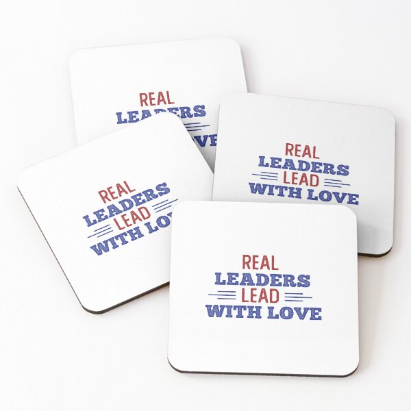 Item preview, Real Leaders Lead with love-USA Politics designed and sold by Vaishnavi Deo.