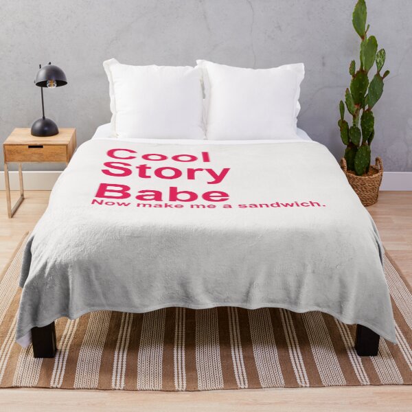 Item preview, Cool story babe now make me a sandwich shirt designed and sold by Lukifo-Mission.